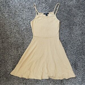 Forever 21 striped yellow dress
